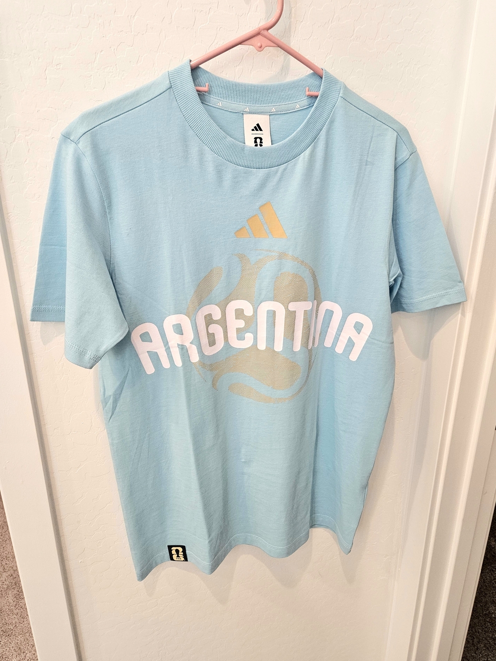 adidas Light Blue Argentina FIFA Short Sleeve Tee